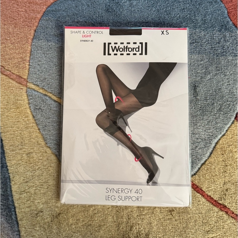 NWT Wolford Synergy 40 Leg Support Tights - size XS -m Luxury Austrian Hosiery